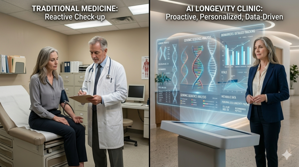 AI longevity clinics 2026 personalized anti-aging plan