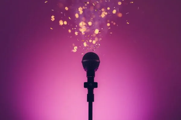 Hidden cost of AI content creation 2026 concept showing a creator microphone with glowing dollar signs evaporating into the air, symbolizing subscription costs quietly draining creator budgets