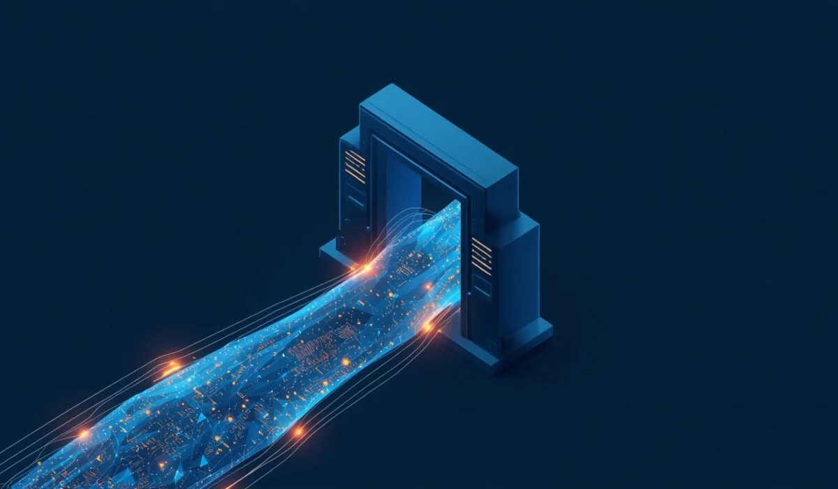 Claude API restrictions 2026 concept showing data flowing through a mostly open gateway, representing Anthropic raising most limits while restricting third-party subscription use