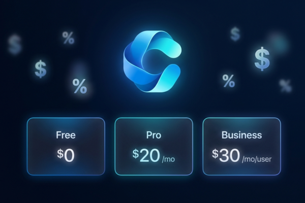 Copilot AI pricing 2026 comparing free vs Pro vs Business plan costs and features