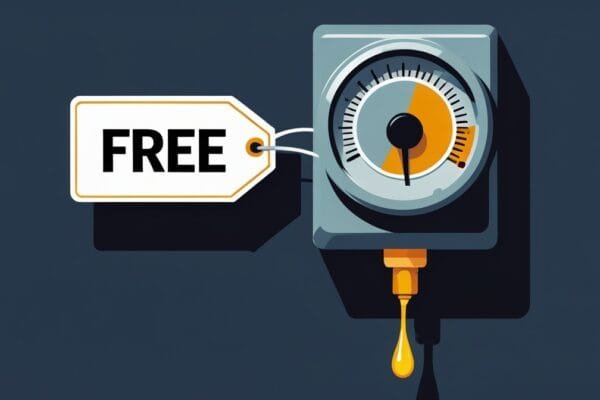 OpenClaw pricing breakdown showing free software with real monthly hosting and API costs in 2026