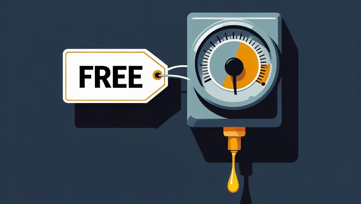 OpenClaw pricing breakdown showing free software with real monthly hosting and API costs in 2026